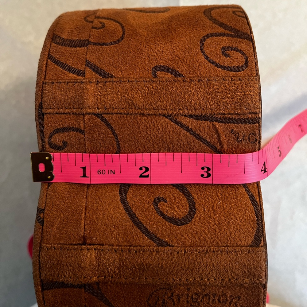 Brighton FILL YOUR HEART  Suede 7" Heart Shaped Jewelry Box/Organizer - Picture 13 of 13